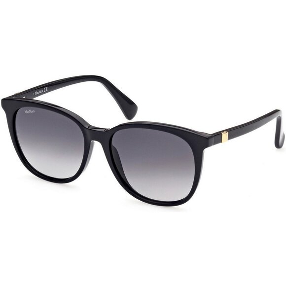 MAX MARA MM0022-01B-56 Sunglasses Size 56mm 145mm 17 black shiny SUNGLASSES